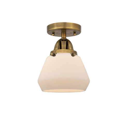 Fulton - 1 Light - 7 inch - Brushed Brass - Semi-Flush Mount (3442|288-1C-BB-G171)