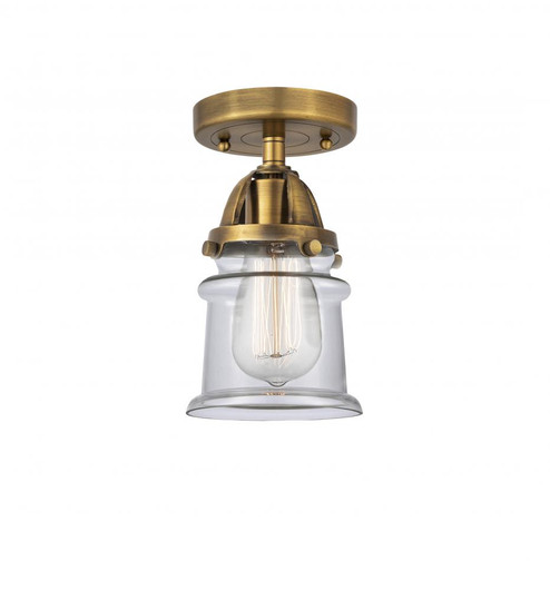 Canton - 1 Light - 5 inch - Brushed Brass - Semi-Flush Mount (3442|288-1C-BB-G182S-LED)