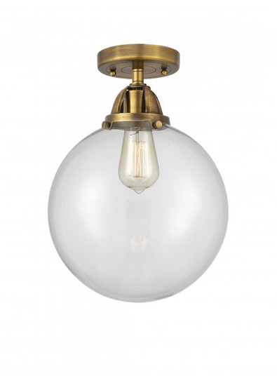 Beacon - 1 Light - 12 inch - Brushed Brass - Semi-Flush Mount (3442|288-1C-BB-G202-12)