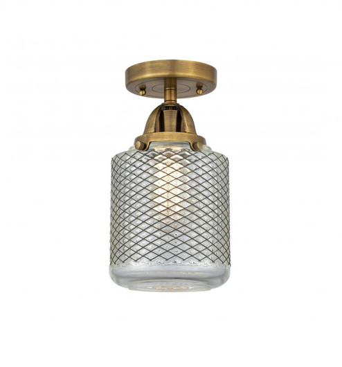 Stanton - 1 Light - 6 inch - Brushed Brass - Semi-Flush Mount (3442|288-1C-BB-G262)