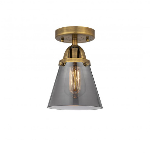 Cone - 1 Light - 6 inch - Brushed Brass - Semi-Flush Mount (3442|288-1C-BB-G63)