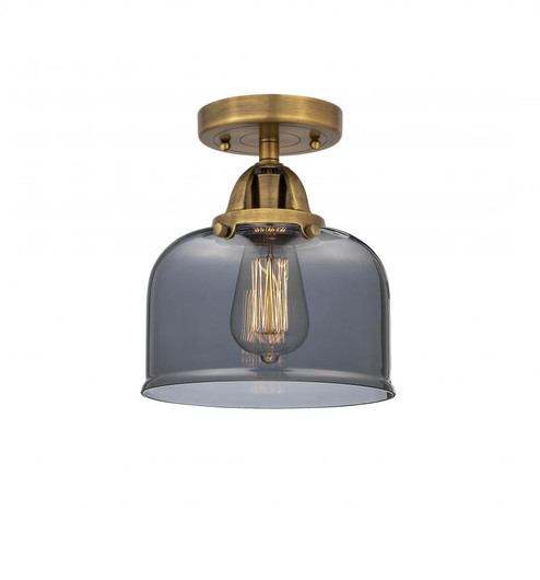 Bell - 1 Light - 8 inch - Brushed Brass - Semi-Flush Mount (3442|288-1C-BB-G73)