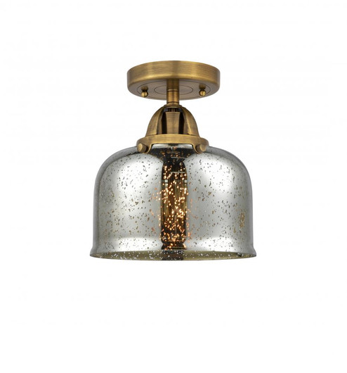 Bell - 1 Light - 8 inch - Brushed Brass - Semi-Flush Mount (3442|288-1C-BB-G78)