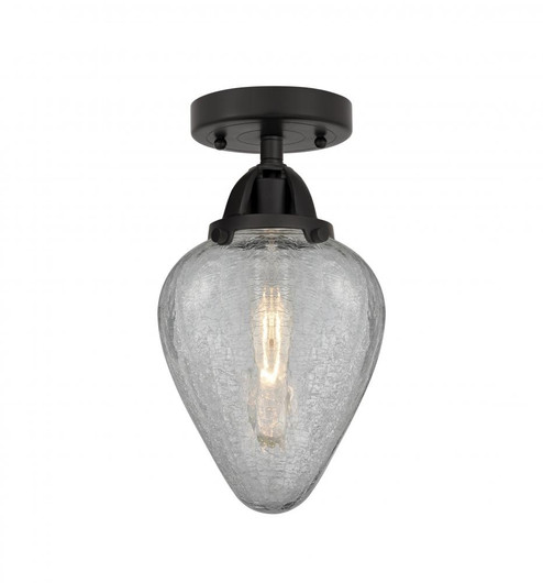 Geneseo - 1 Light - 7 inch - Matte Black - Semi-Flush Mount (3442|288-1C-BK-G165)