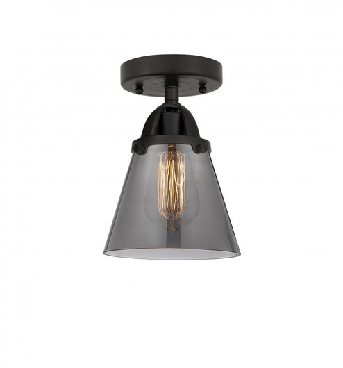 Cone - 1 Light - 6 inch - Matte Black - Semi-Flush Mount (3442|288-1C-BK-G63)