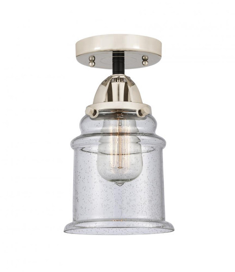 Canton - 1 Light - 6 inch - Black Polished Nickel - Semi-Flush Mount (3442|288-1C-BPN-G184-LED)