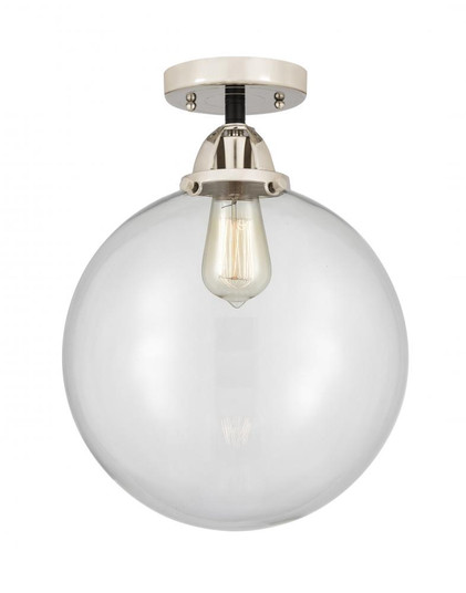 Beacon - 1 Light - 12 inch - Black Polished Nickel - Semi-Flush Mount (3442|288-1C-BPN-G202-12)