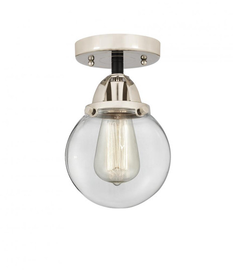 Beacon - 1 Light - 6 inch - Black Polished Nickel - Semi-Flush Mount (3442|288-1C-BPN-G202-6)