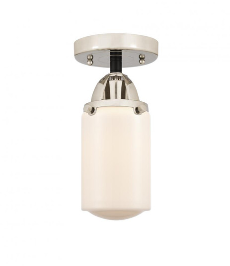Dover - 1 Light - 5 inch - Black Polished Nickel - Semi-Flush Mount (3442|288-1C-BPN-G311)
