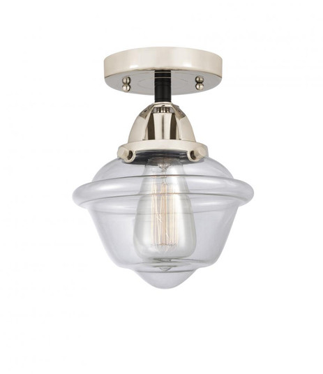 Oxford - 1 Light - 8 inch - Black Polished Nickel - Semi-Flush Mount (3442|288-1C-BPN-G532-LED)