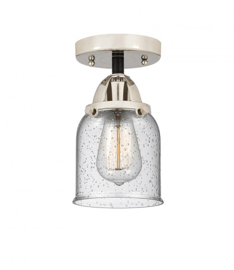 Bell - 1 Light - 5 inch - Black Polished Nickel - Semi-Flush Mount (3442|288-1C-BPN-G54)