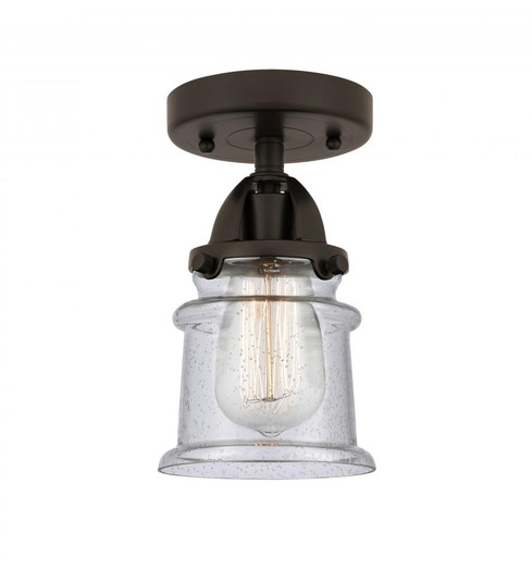 Canton - 1 Light - 5 inch - Oil Rubbed Bronze - Semi-Flush Mount (3442|288-1C-OB-G184S)