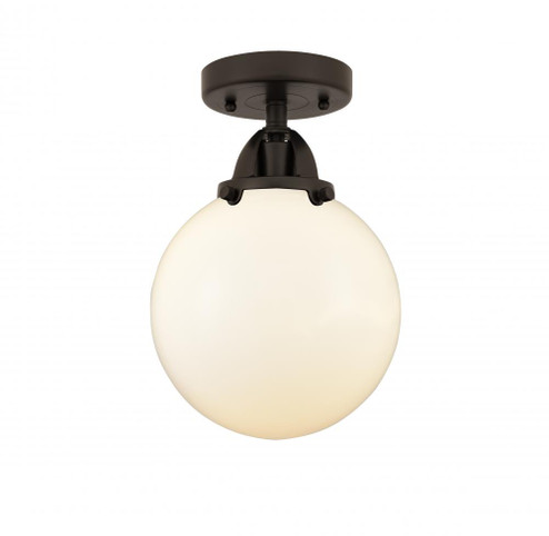 Beacon - 1 Light - 8 inch - Oil Rubbed Bronze - Semi-Flush Mount (3442|288-1C-OB-G201-8-LED)