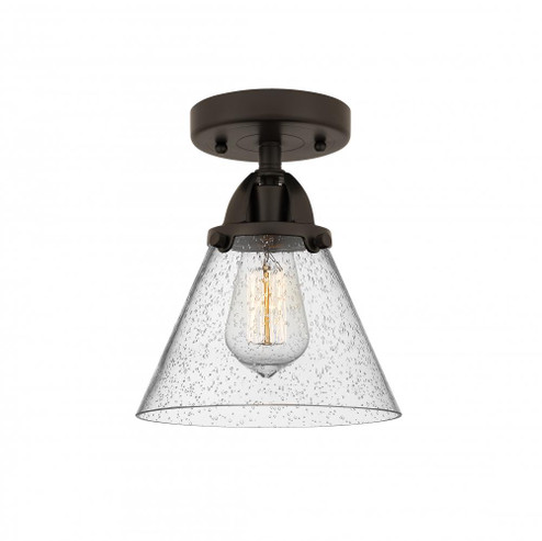 Cone - 1 Light - 8 inch - Oil Rubbed Bronze - Semi-Flush Mount (3442|288-1C-OB-G44)