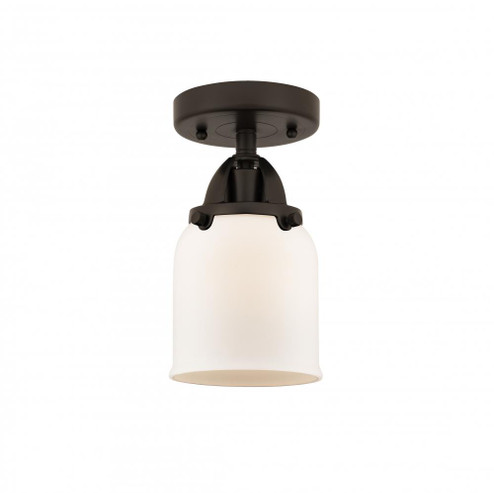 Bell - 1 Light - 5 inch - Oil Rubbed Bronze - Semi-Flush Mount (3442|288-1C-OB-G51-LED)