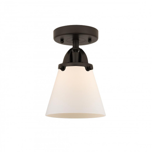 Cone - 1 Light - 6 inch - Oil Rubbed Bronze - Semi-Flush Mount (3442|288-1C-OB-G61-LED)