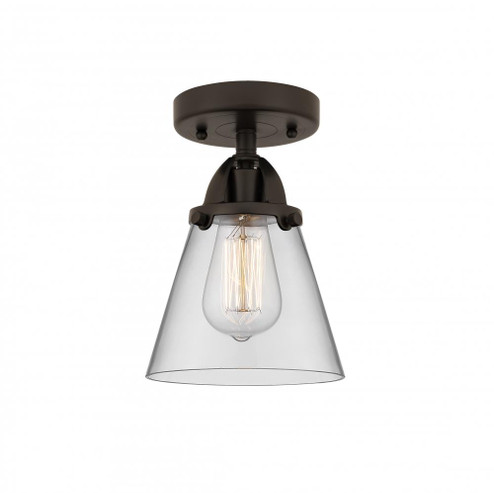 Cone - 1 Light - 6 inch - Oil Rubbed Bronze - Semi-Flush Mount (3442|288-1C-OB-G62-LED)