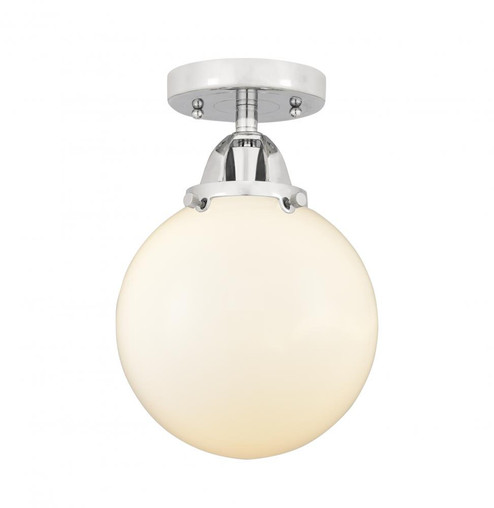 Beacon - 1 Light - 8 inch - Polished Chrome - Semi-Flush Mount (3442|288-1C-PC-G201-8-LED)