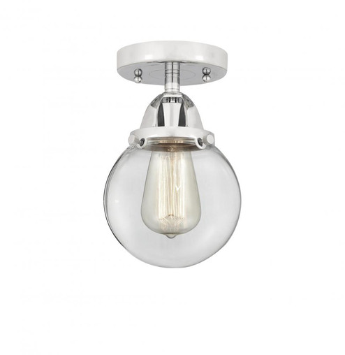 Beacon - 1 Light - 6 inch - Polished Chrome - Semi-Flush Mount (3442|288-1C-PC-G202-6-LED)