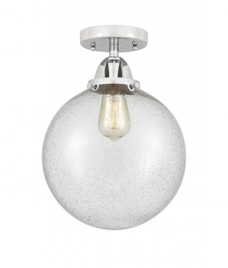 Beacon - 1 Light - 10 inch - Polished Chrome - Semi-Flush Mount (3442|288-1C-PC-G204-10-LED)