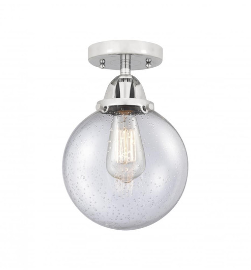 Beacon - 1 Light - 8 inch - Polished Chrome - Semi-Flush Mount (3442|288-1C-PC-G204-8-LED)