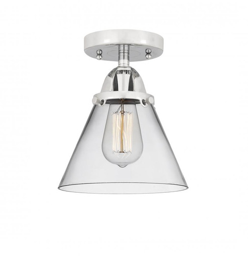 Cone - 1 Light - 8 inch - Polished Chrome - Semi-Flush Mount (3442|288-1C-PC-G42)