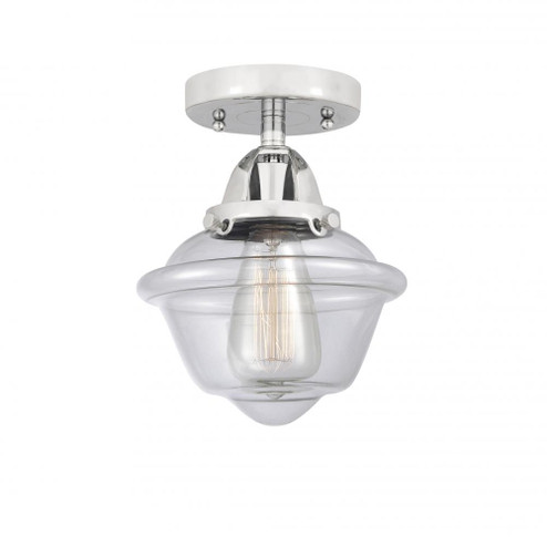 Oxford - 1 Light - 8 inch - Polished Chrome - Semi-Flush Mount (3442|288-1C-PC-G532)