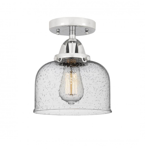 Bell - 1 Light - 8 inch - Polished Chrome - Semi-Flush Mount (3442|288-1C-PC-G74-LED)