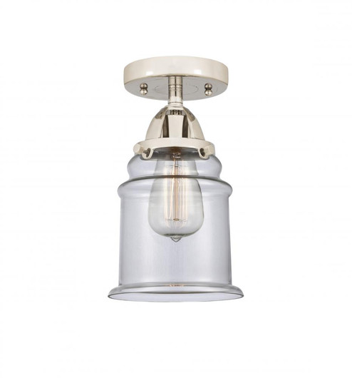Canton - 1 Light - 6 inch - Polished Nickel - Semi-Flush Mount (3442|288-1C-PN-G182-LED)