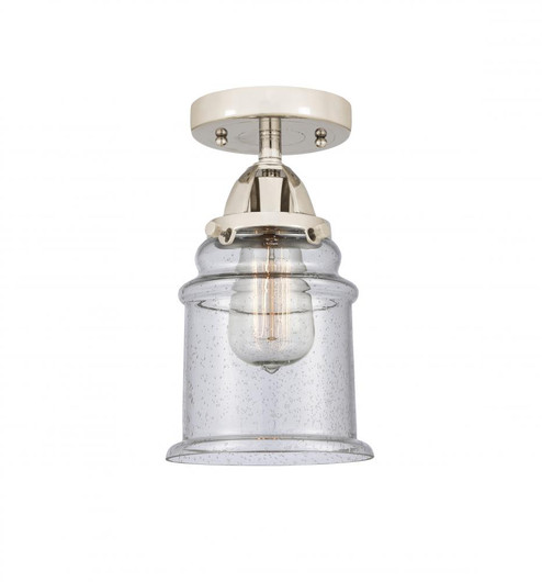 Canton - 1 Light - 6 inch - Polished Nickel - Semi-Flush Mount (3442|288-1C-PN-G184)