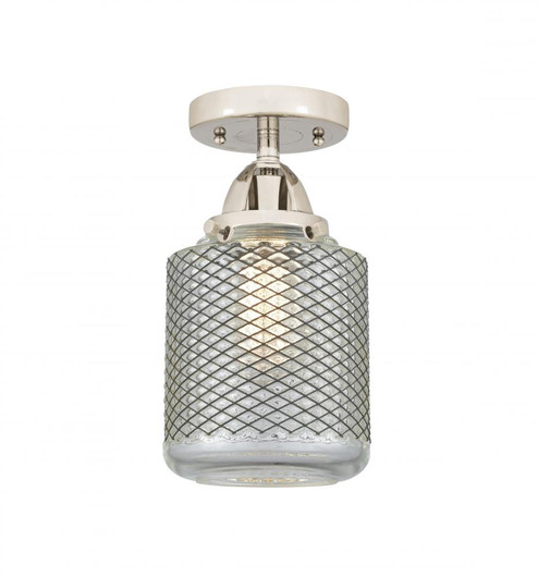 Stanton - 1 Light - 6 inch - Polished Nickel - Semi-Flush Mount (3442|288-1C-PN-G262-LED)