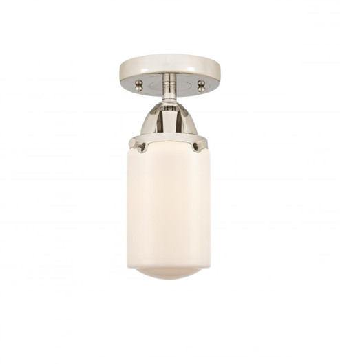 Dover - 1 Light - 5 inch - Polished Nickel - Semi-Flush Mount (3442|288-1C-PN-G311-LED)