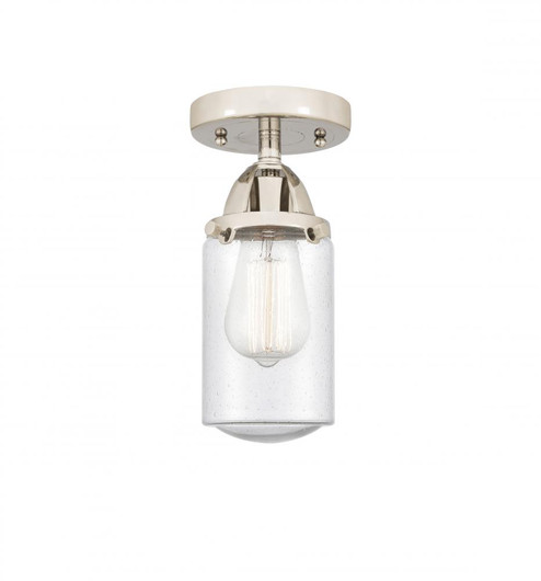 Dover - 1 Light - 5 inch - Polished Nickel - Semi-Flush Mount (3442|288-1C-PN-G314-LED)