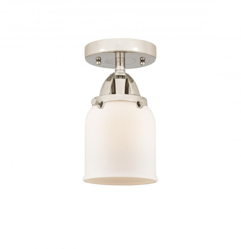 Bell - 1 Light - 5 inch - Polished Nickel - Semi-Flush Mount (3442|288-1C-PN-G51)