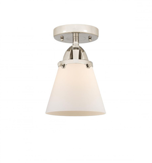 Cone - 1 Light - 6 inch - Polished Nickel - Semi-Flush Mount (3442|288-1C-PN-G61)