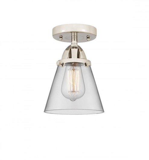 Cone - 1 Light - 6 inch - Polished Nickel - Semi-Flush Mount (3442|288-1C-PN-G62)