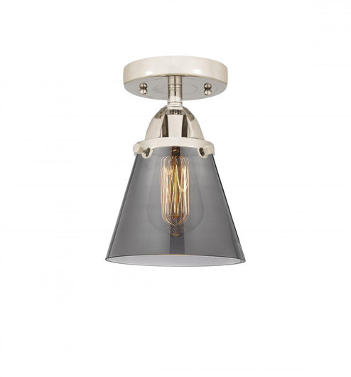 Cone - 1 Light - 6 inch - Polished Nickel - Semi-Flush Mount (3442|288-1C-PN-G63-LED)