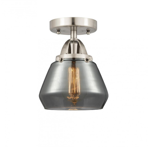 Fulton - 1 Light - 7 inch - Brushed Satin Nickel - Semi-Flush Mount (3442|288-1C-SN-G173-LED)
