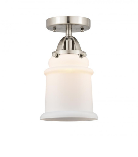 Canton - 1 Light - 6 inch - Brushed Satin Nickel - Semi-Flush Mount (3442|288-1C-SN-G181)