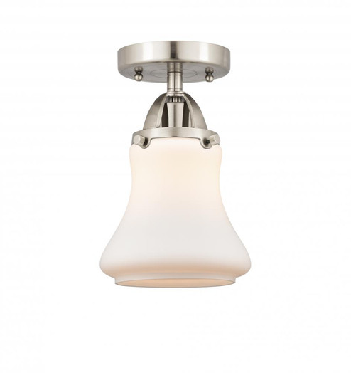 Bellmont - 1 Light - 6 inch - Brushed Satin Nickel - Semi-Flush Mount (3442|288-1C-SN-G191)