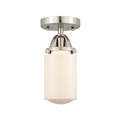 Dover - 1 Light - 5 inch - Brushed Satin Nickel - Semi-Flush Mount (3442|288-1C-SN-G311)