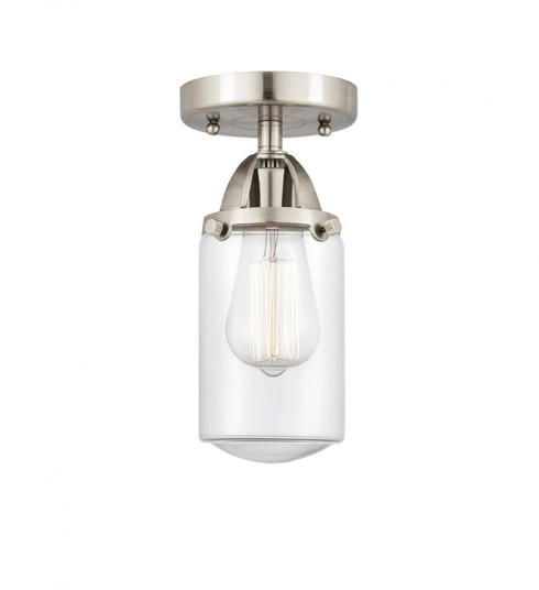 Dover - 1 Light - 5 inch - Brushed Satin Nickel - Semi-Flush Mount (3442|288-1C-SN-G312-LED)
