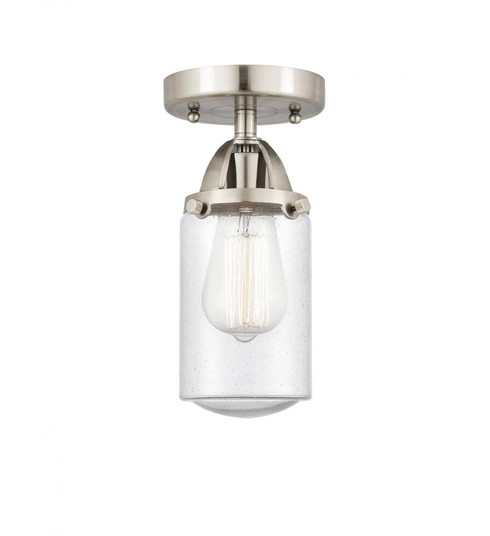 Dover - 1 Light - 5 inch - Brushed Satin Nickel - Semi-Flush Mount (3442|288-1C-SN-G314-LED)