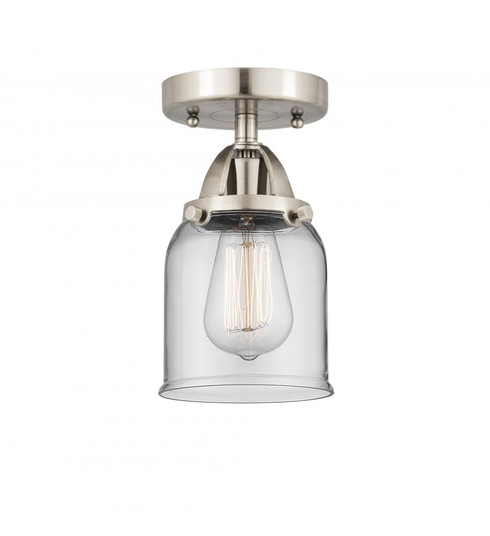 Bell - 1 Light - 5 inch - Brushed Satin Nickel - Semi-Flush Mount (3442|288-1C-SN-G52)