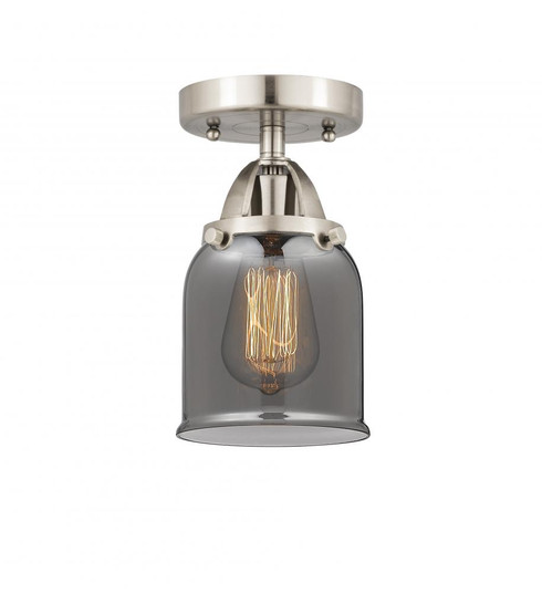 Bell - 1 Light - 5 inch - Brushed Satin Nickel - Semi-Flush Mount (3442|288-1C-SN-G53-LED)