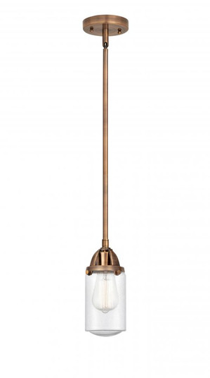 Dover - 1 Light - 5 inch - Antique Copper - Stem hung - Mini Pendant (3442|288-1S-AC-G314)