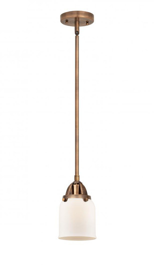 Bell - 1 Light - 5 inch - Antique Copper - Stem hung - Mini Pendant (3442|288-1S-AC-G51)