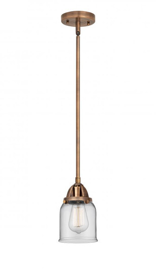 Bell - 1 Light - 5 inch - Antique Copper - Stem hung - Mini Pendant (3442|288-1S-AC-G52)