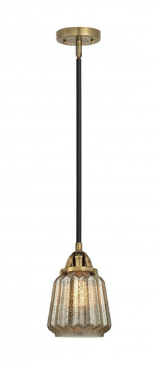 Chatham - 1 Light - 7 inch - Black Antique Brass - Stem hung - Mini Pendant (3442|288-1S-BAB-G146)