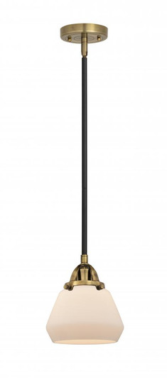 Fulton - 1 Light - 7 inch - Black Antique Brass - Stem hung - Mini Pendant (3442|288-1S-BAB-G171-LED)